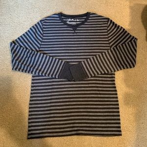 The Rail Long Sleeve Waffle Knit Thermal Crewneck